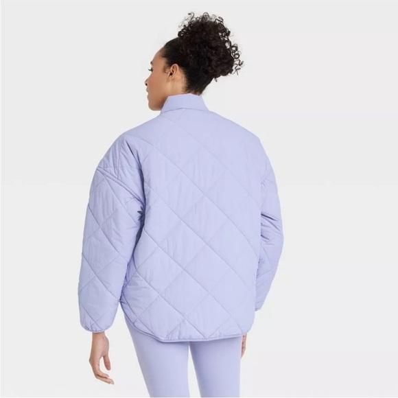 Target All In Motion Lilac Purple Quilted Jacket - Picture 7 of 14